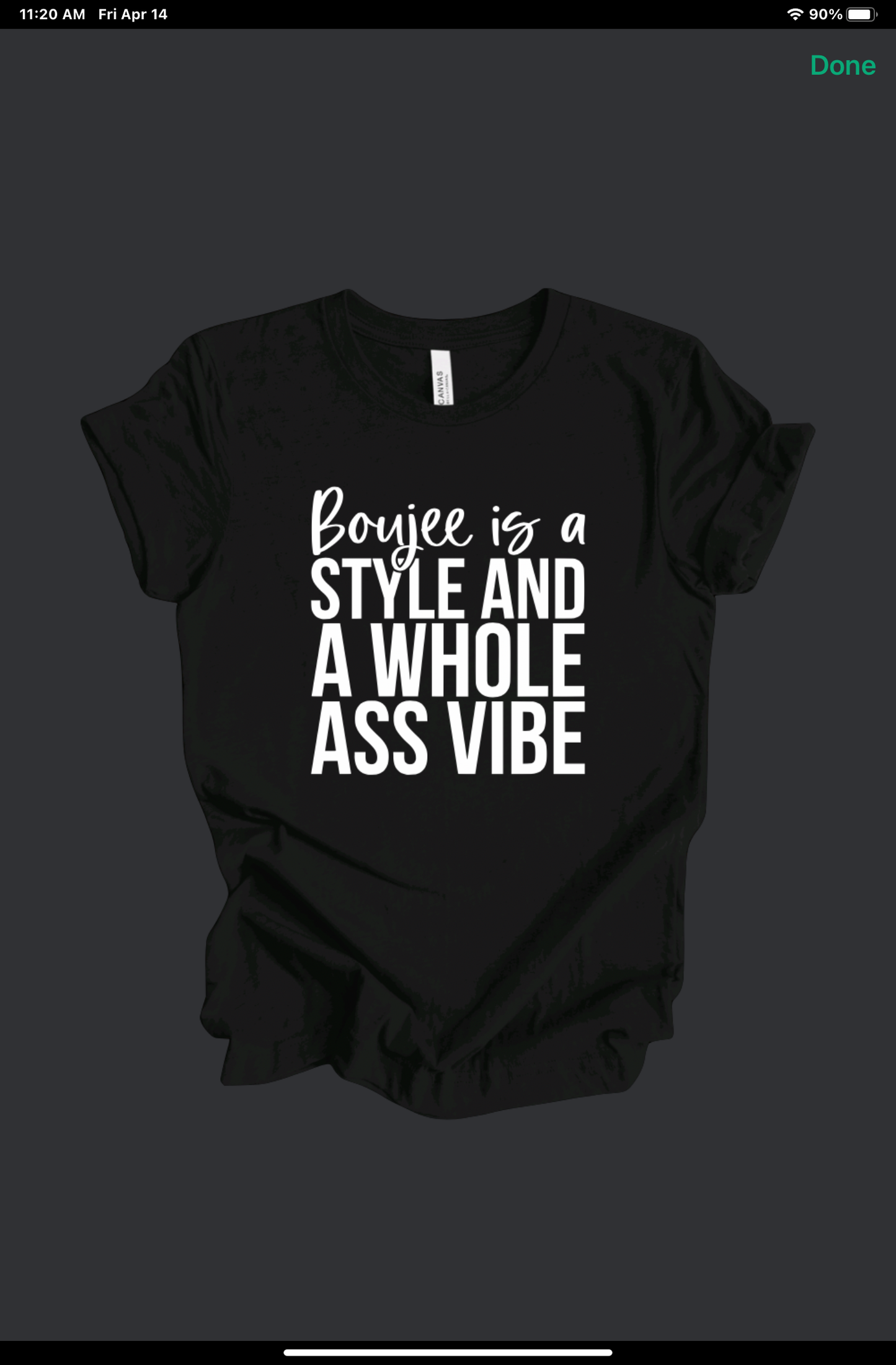 Boujee Is A Style Tee